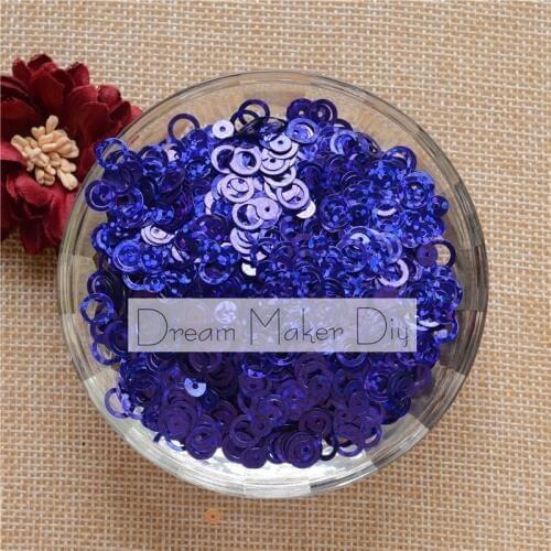 3000pcs(50g)4&6mm Laser Color Hollow Circle Round Loose sequins Glitter Paillette Sewing Wedding Craft Good Quality Kids DIY