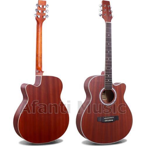 Afanti Music 40 inch Sapele top / Sapele Back & Sides Acoustic guitar (WY-013)