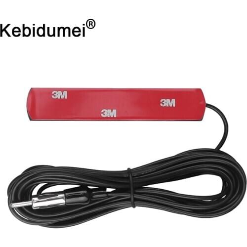 Kebidumei Car Radio Antenna FM Radio Antenna Universal For Windshield 5m Length Strong signal Easy to use Universal Frequency