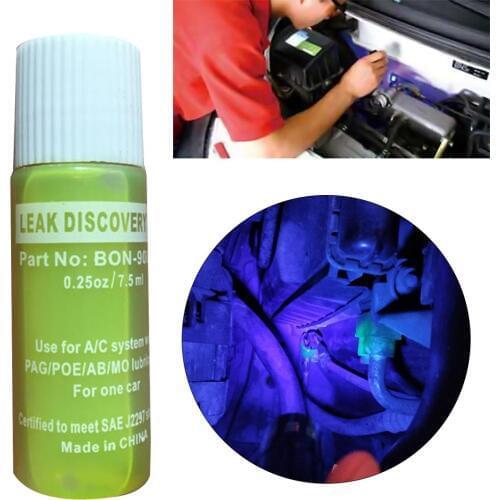 Automobile Fluorescent Leak Detection Tool Auto Air Conditioning R134a Refrigerant Gas A/C Leak Test Detector Repair Kit