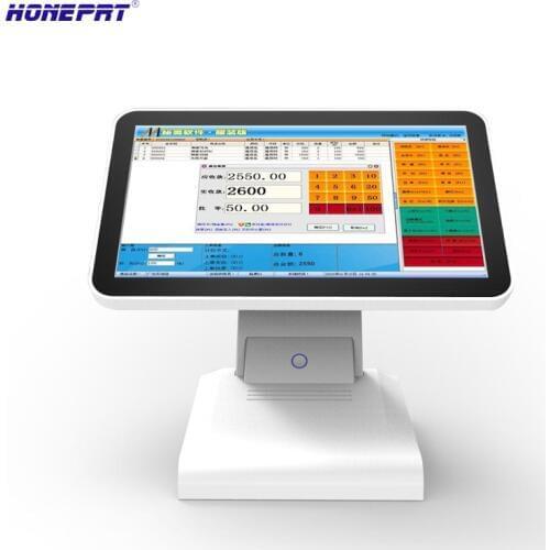 Free Shipping 15 Inch White POS Cash Register System for Mobile Retail Order Billing Payment