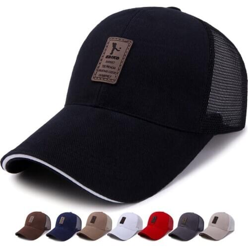 Mesh Baseball Cap Women Summer Quick-Dry Casual Sun Hat Men Breathable Sports Hat Trucker Caps Student Hats Snapback Peaked Cap