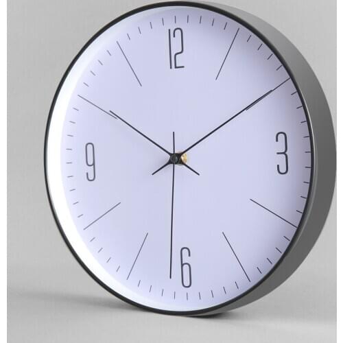 European style creative mute modern design home kitchen living room decoration battery operation mute large wall clock LB92619