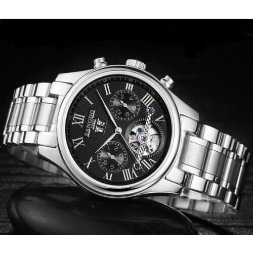 40mm Sangdo Business watch Automatic Self-Wind movement Sapphire Crystal Mechanical multifunction Mens watch 083a