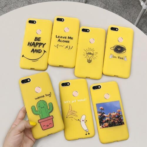 For Huawei Nova Lite 2017 Case 5.0 inch Funny Yellow Patterned Soft Case For Huawei Nova Lite 2017 SLA-L22 Cover Phone Bag Cases