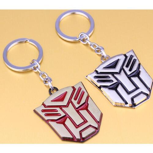 Dongsheng Fashion Transformation Robot Bumblebee Mask Keychain enamal Deformation Car keyring men women high quality jewelry