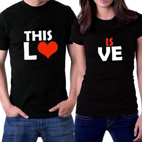 2021 Valentines Day T-shirt Plus Size S-5xl Cotton Oversized T Shirt Short Sleeve Harajuku Shirts for Lovers Mujer Canisetas