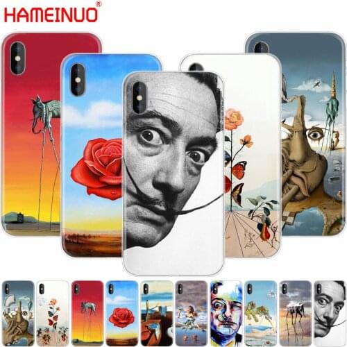 HAMEINUO Salvador Dali cell phone Cover case for iphone X 8 7 6 4 4s 5 5s SE 5c 6s plus
