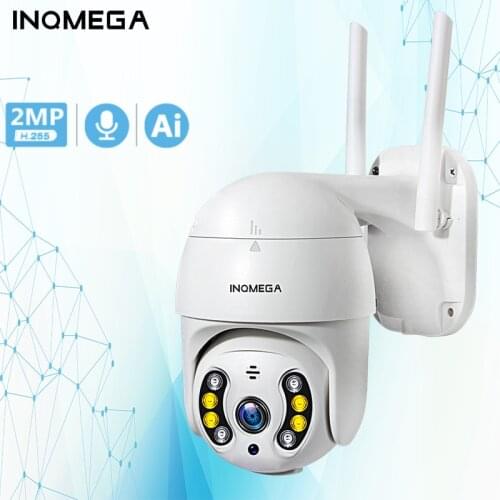 INQMEGA PTZ IP Camera Video Surveillance Home Outdoor WiFi Security CCTV CCTV Automatic Tracking Waterproof Human Body Detection