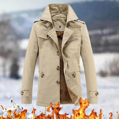 JustSaiyan Men's Trench Coats