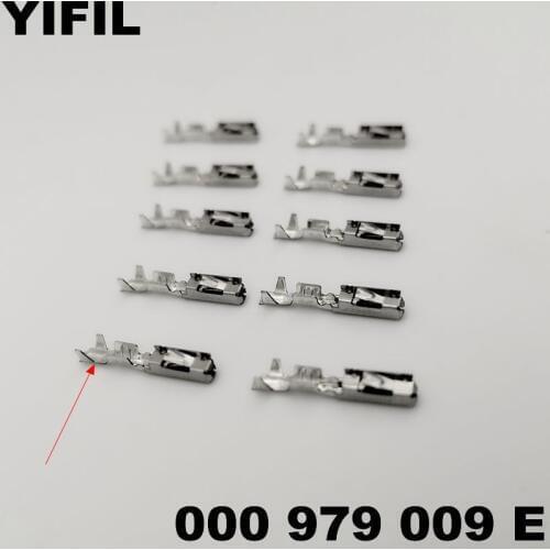 500/1000pcs/lot TE ECU License Plate Lights Cruise Crimp Terminals Pins For Repair Wire For VAG Audi VW 000979009E N 907 647 01