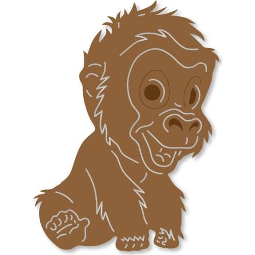 Orangutan Scrapbooking Metal Cutting Dies for DIY Photo Album Decorative Paper Cards Making Craft Embossing dies