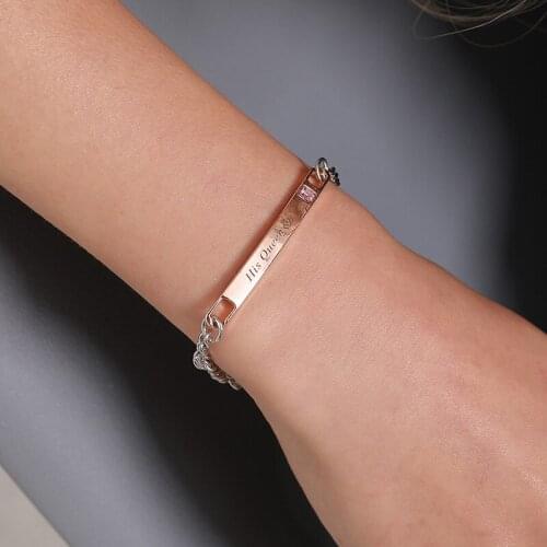 Trendy Fashion Simple Crown Couple Bracelet