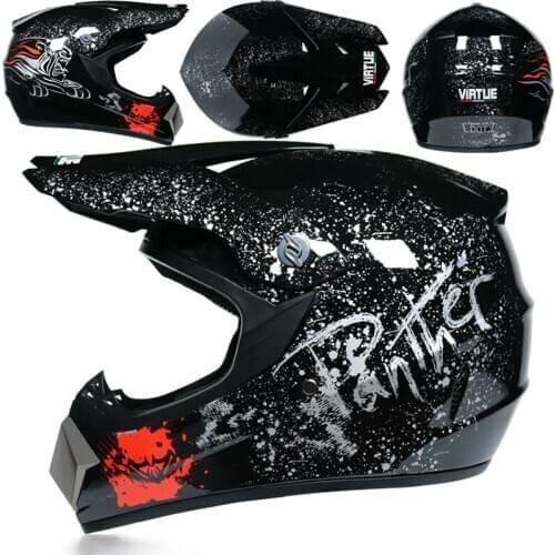 3 Gifts Racing Off-Road Full Face Motorcycle Helmet Dot Motocross Motorbike Dirt Bike Moto Casco Vintage