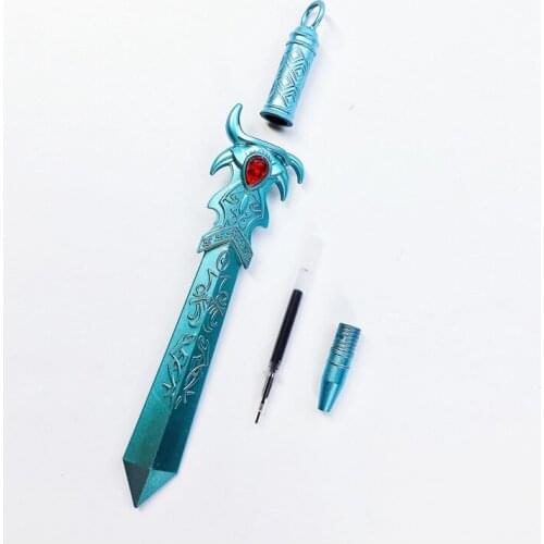 20PCs Cool Gel Pens Set Cartoon Neutral Pen Cute Black Ink Pen Students Writing Tools Prize Creative Kawaii Stationery Wholesale