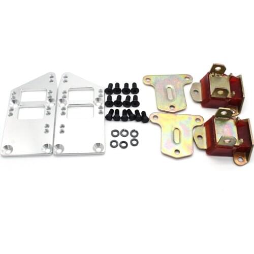 Engine Mount Kit Motor Mounts Swap Kit Replacement for Chevy LS Billet Engine Conversion