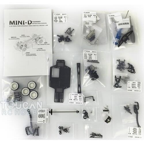 110mm Wheelbase Chassis KIT DIY 1/28 RC MINID 1/24 TAMIYA Racing Drift Car Model toys for boys TH18443-SMT6