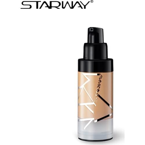 STARWAY Liquid Foundation Makeup Matte Foundation Oil Control Full Coverage Concealer Waterproof Long Lasting Base Foundation