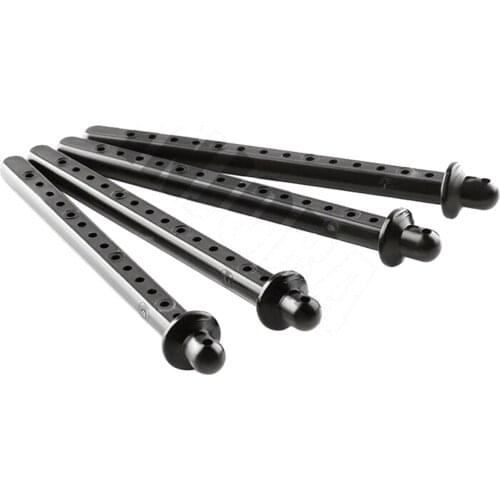 Plastic Body Shell Post Holder for 1/10 Axial SCX10 II 90046 90047 90059 90060 Black 4PCS RC Crawler Car parts