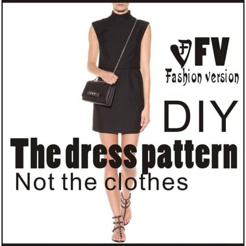 Dresses Sewing Pattern Template Cutting drawing Clothing DIY ((Not selling clothes)) BLQ- 119