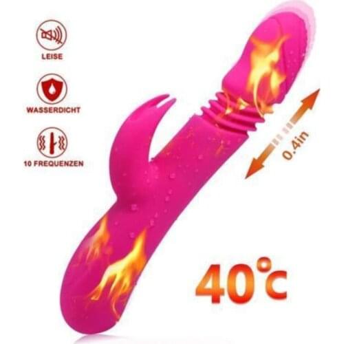 APHRODISIA Heated Av Vibrators Sex Toys For Woman USB Rechargeable Dildo Vibrator Stretchable G-spot Massager Wand Sex Machine
