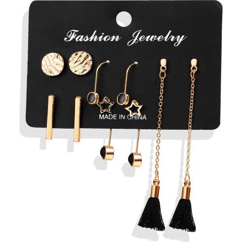 SHCXGQN Women's Gold Earrings