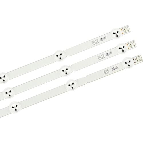 3pcs/set 630mm LED Backlight Lamps Strips 7leds for LG B1 B2-Type V13 6916L-1437A 6916L-1438A 32 inch TV 100% brand New