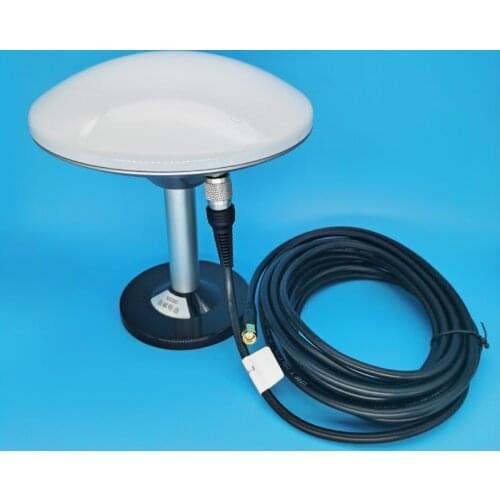 RTK high precision GNSS antenna with a magnet base match ZED-F9P high gain waterproof measuring antenna