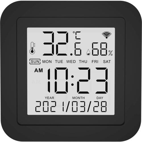 Tuya APP WiFi IR Remote Control Alexa and Google Home with Temperature and Humidity Display