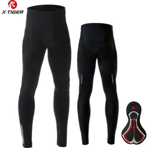 X-TIGER Bib Cycling Pants Men Spring Breathable MTB Bike Pants Trousers Autumn Mountain Bicycle Cycling Long Bib Pants Tights
