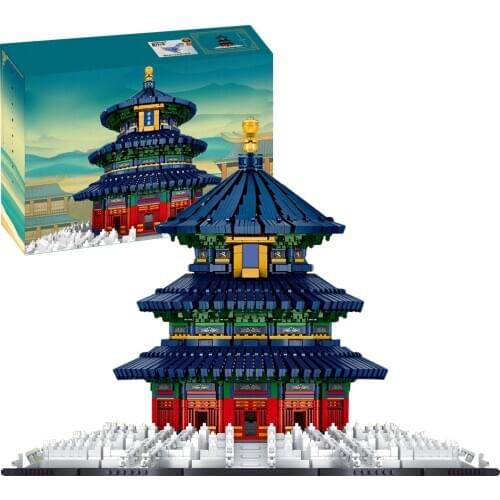 5532Pcs World Architecture Building Blocks Temple Of Heaven Model Assembly Bricks Toys For Children Education Toys Birthday Gift