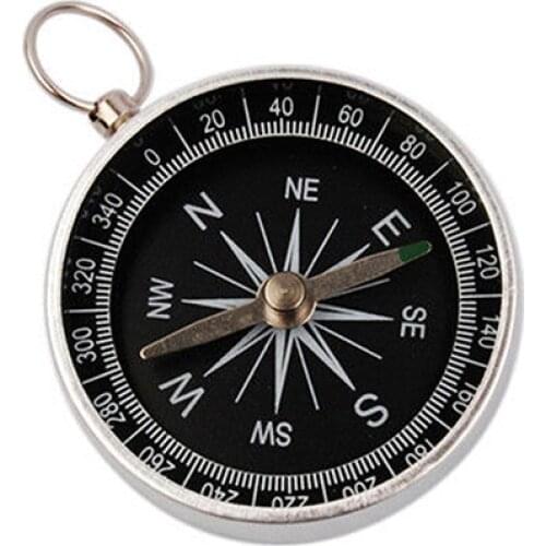 60% Hot Sale Mini Portable Pocket Compass Camping Hiking Pocket Brass Compass Portable Compass Navigation Camping equipment