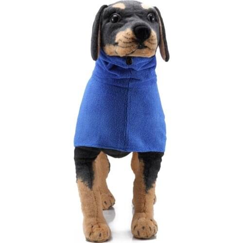 Blue/red Dog Bathrobe Premium Absorbent Dog Towel Soft For Small Large Dogs Cats Dog Cleaning Supplies Type Dog Bath Towel