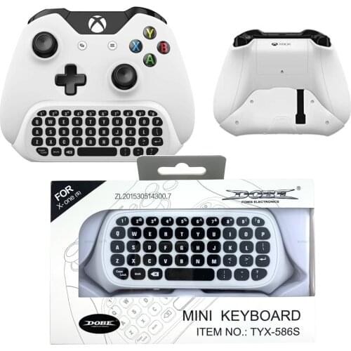 Wireless Keyboard ChatPad for Microsoft Xbox One QuickType Keyboard White with USB Receiver For Xbox One Game Controller Gamepad