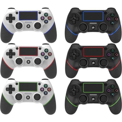 Wireless Bluetooth Gamepad Vibration with Headphone Jack 6 Axis Control Joysticks for Sony Playstation 4 Games Controller PC