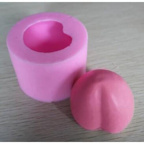 C354C355 peach cake mold silicone mold soap mould baking tool