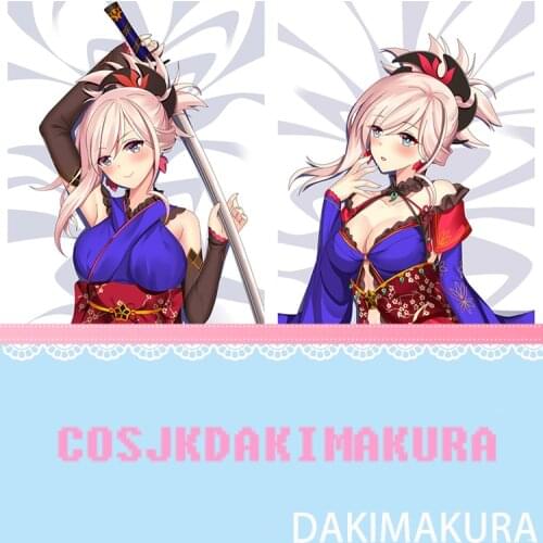 Fate/Grand Order Miyamoto Musashi Game Dakimakura Girls Pillowcase Body Hugging Pillow Cover Case Bedding Exquisite Swimsuit