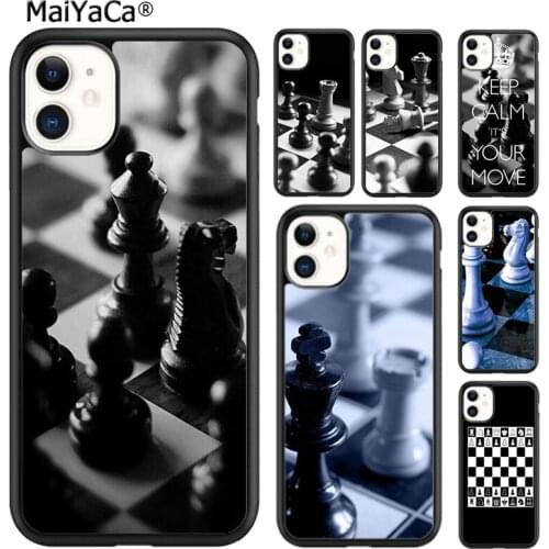 MaiYaCa CHESS CHECK MATE Phone Case Cover For iPhone 5s SE 6s 7 8 plus X XR XS 11 12 pro max Samsung Galaxy S7 S8 S9 S10 shell