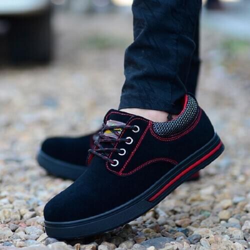 ZEEKSON 2021 Flat Casual Couple Shoes Spring Low-top Sneakers Mens Trendy Shoes Versatile Comfortable Sports Safety Shoes