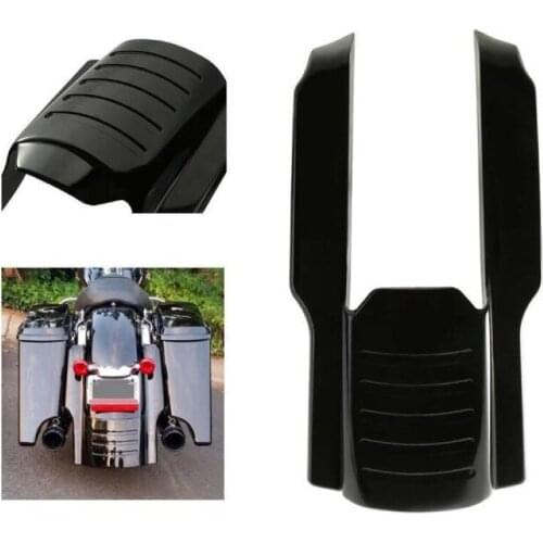 Black Motorcycle 7" Rear Fender Extension Stretched Bag Fillers for Harley Touring 1996-2008 07 06 05 04 03 New