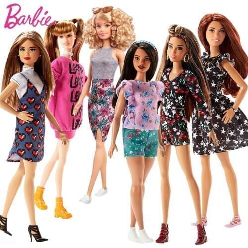 Original Barbie Dolls Brand Assortment Fashionista Girl Fashion Doll Princess Birthday Gift Kids Toys for Girls Bonecas