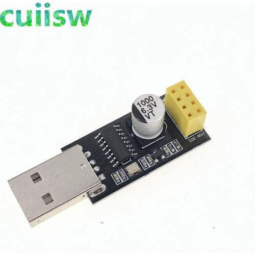 ESP01 Programmer Adapter UART CH340 USB to ESP8266 ESP-01 Wifi Wireless Module Communication Microcontroller Developent Board