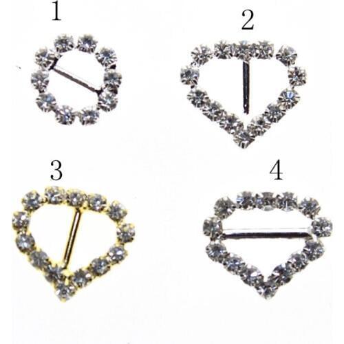 2018 Rushed Sale Rhinestones Eco-friendly Rhinestone Buckle Embellishment For Garments, Wedding Invitation Buttons 50pcs/lot