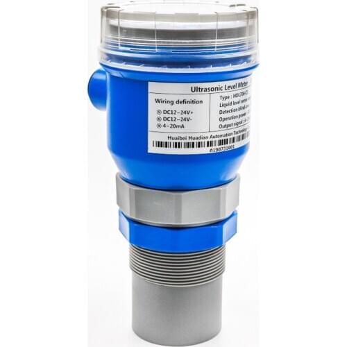 Level Monitoring System 4-20Ma Analog Output 0~10 Meter Fuel Ultrasonic Tank Level Sensor