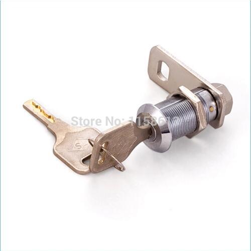 10 pieces 30mm anti-drill high security keyed differently tubular mailbox cam lock