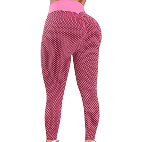 Female Yoga Pants Stylish Women Fitness Honeycomb Hip Lift High Waist Stretchy Skinny Leggings Trousers Gym Yoga Pants