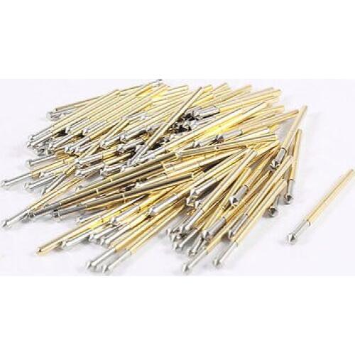100 Ps 90 Degree Convex Tip Spring Test Probes Pins 33mm Length P125-E