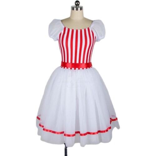 Puff sleeve ballet tutu long ballet costume women and girl stage performance ballet costume tutu