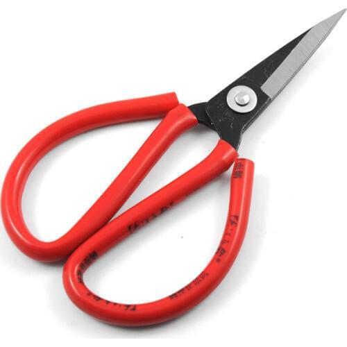 2 pcs lot wangwuquan 166 mm length bonsai scissors high carbon steel soft rubber handle household scissors 4803