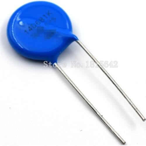 20PCS 14D681K Varistors 14D-681K 14D681 680V Piezoresistor Metal Voltage Dependent Resistor Piezoresistance
